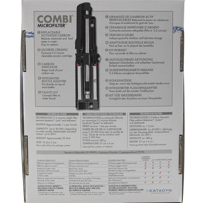 Katadyn Combi Plus water filtration device premium class