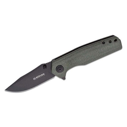 BOKER Field Flipper everyday folding knife 440A steel micarta handle