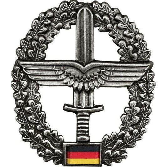 German military metal aviation department badge