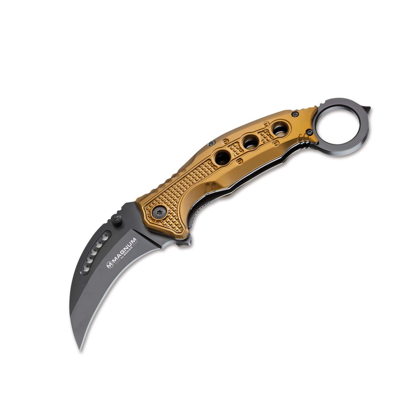 BOKER Black Scorpion folding karambit tactical knife 440A steel