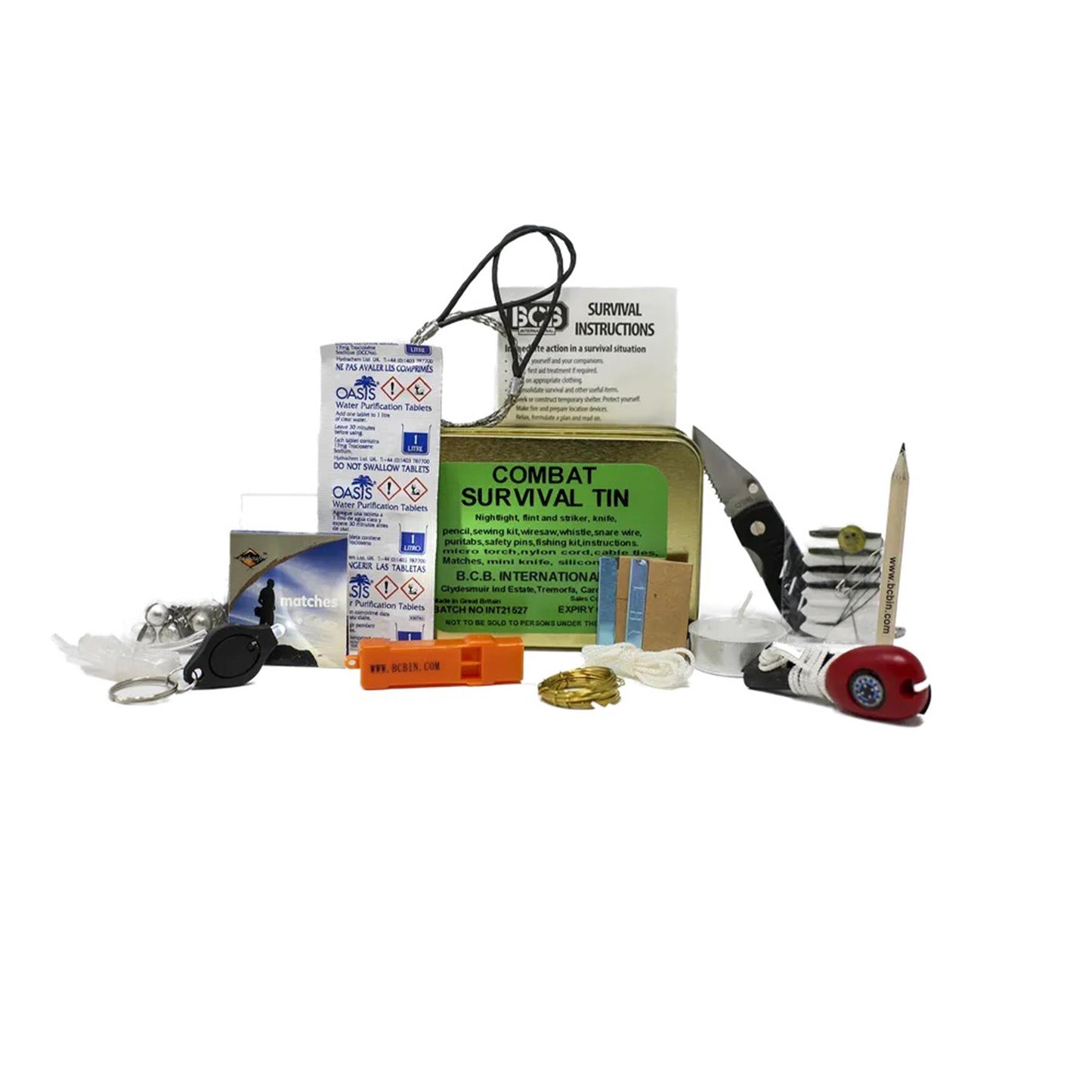 BCB Camping Hiking Survival Kit Box