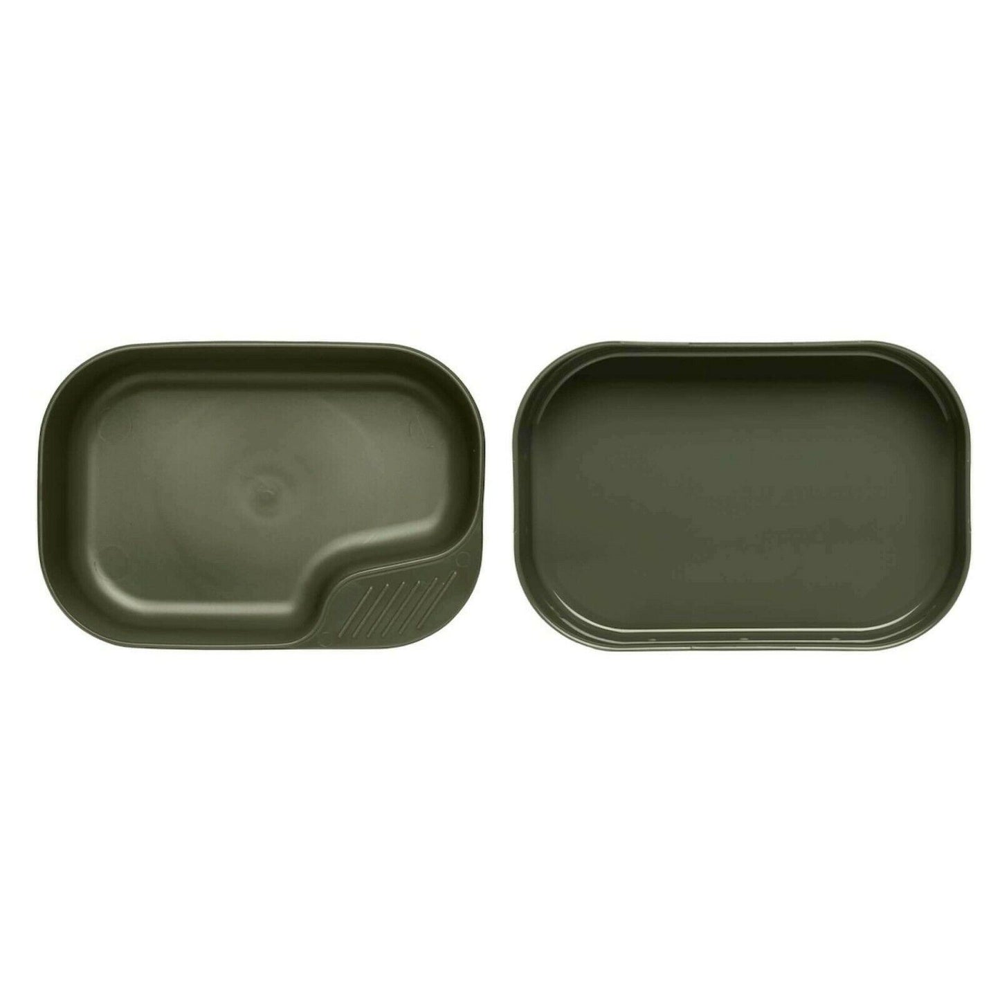 WILDO Camp Box plastic eating bowls 2 pcs Olive 