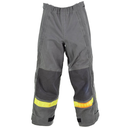 German army work trousers with suspenders and reflectors Grey