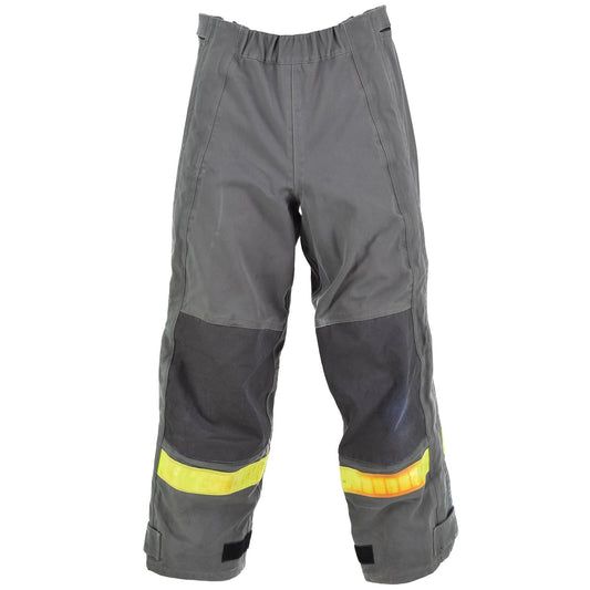 German army work trousers with suspenders and reflectors Grey