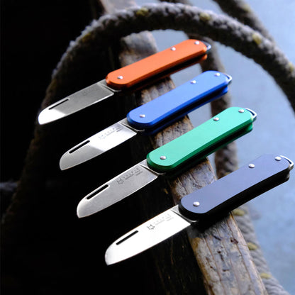 Fox Knives VULPIS FX-VP108 SB folding pocket knife made of N690Co steel blue