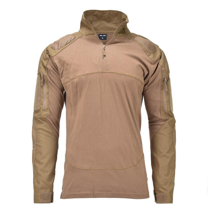 MIL-TEC long sleeve tactical shirt in Coyote color