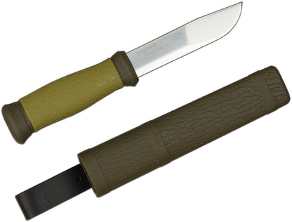 MORA 2000 fixed stainless steel knife