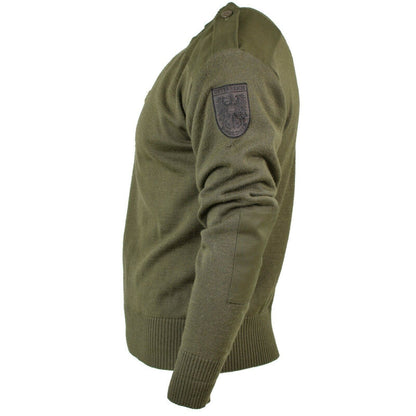 Austrian army commando wool sweater in lilac color