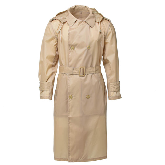 French army raincoat in khaki color