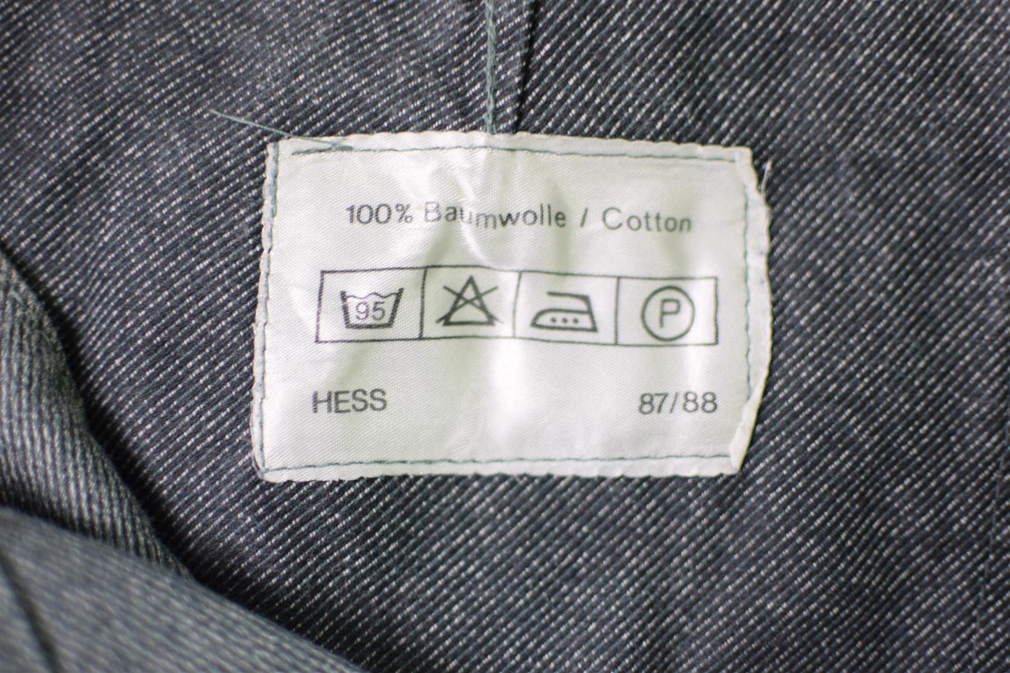 Swiss army work trousers in gray color