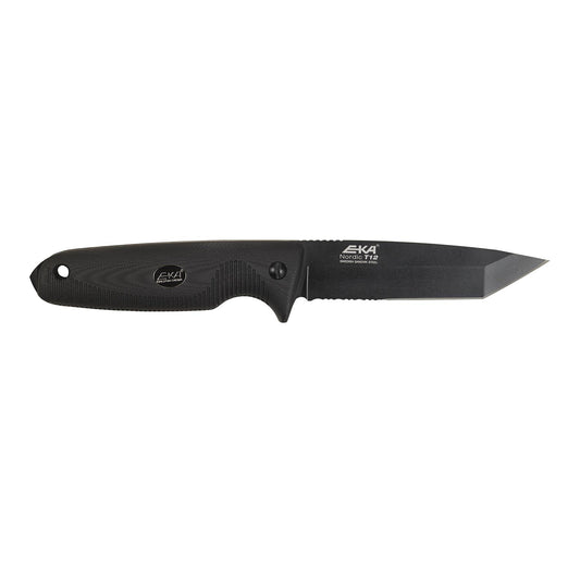 EKA Nordic T12 fixed blade survival knife with fire lighter 