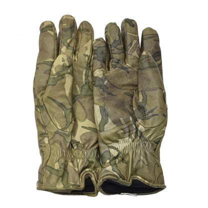 British Army Combat Tactical Gloves Leather MTP Printing