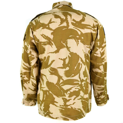 United Kingdom shirt with zip and button fastening in desert print