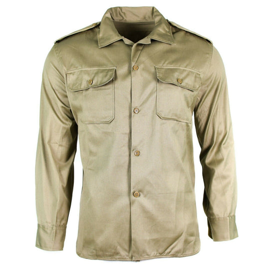 Greek Army Long Sleeve Shirt Khaki