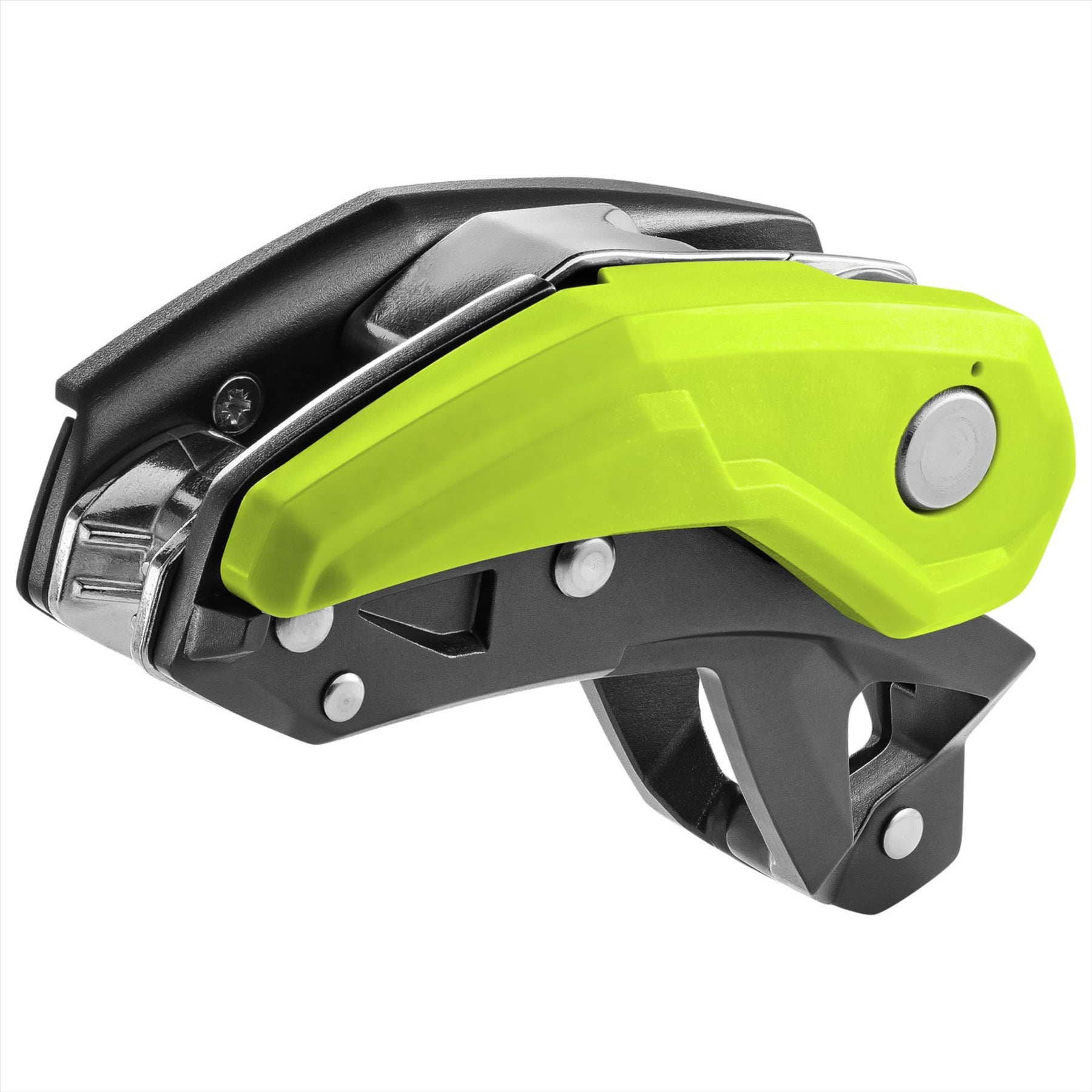Edelrid PINCH savaime stabdantis saugos įrenginys žalias, sklandus virvės valdymas ir anti-panikos funkcija.