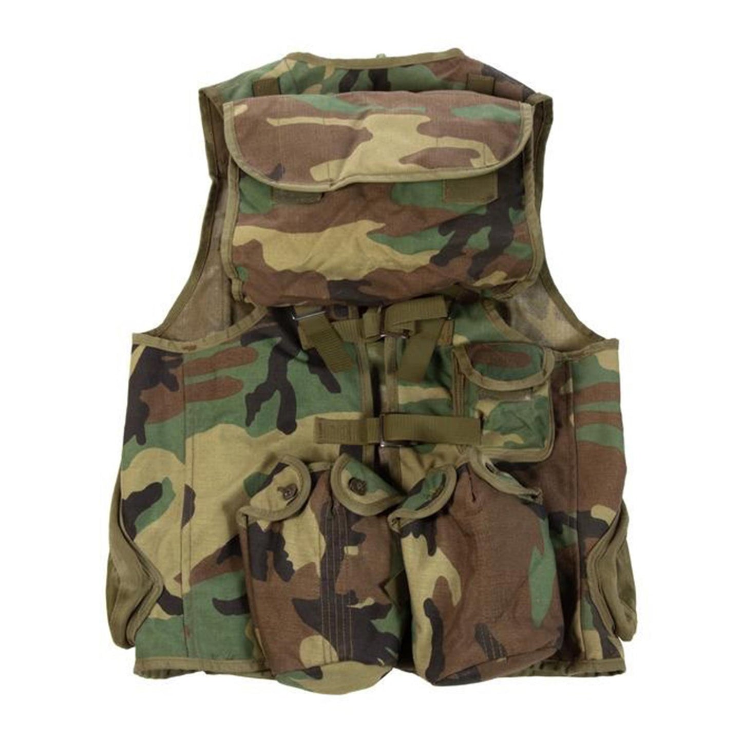 NATO ammunition vest with holsters Woodland print