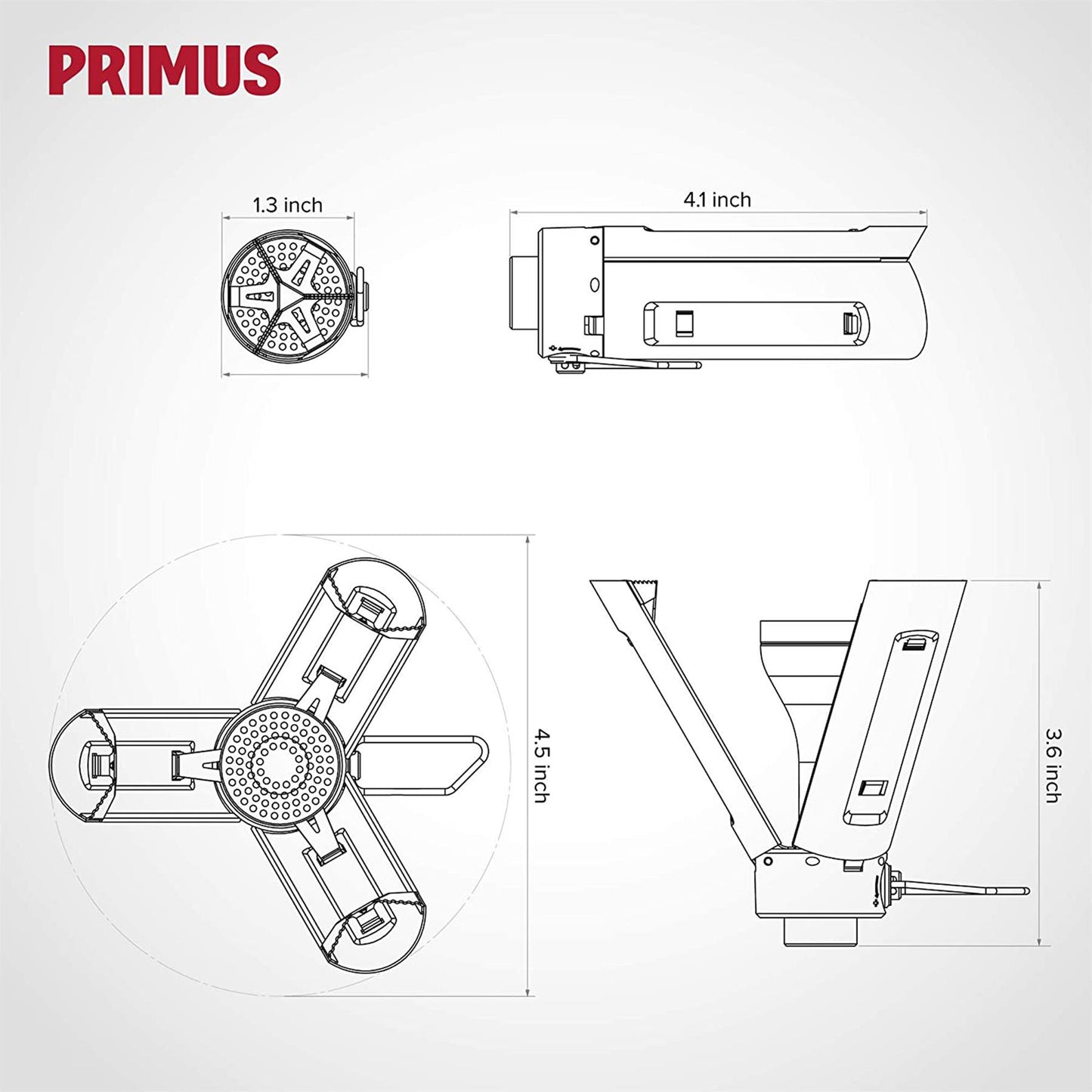 Primus Firestick Titanium gas stove adjustable light compact tourist