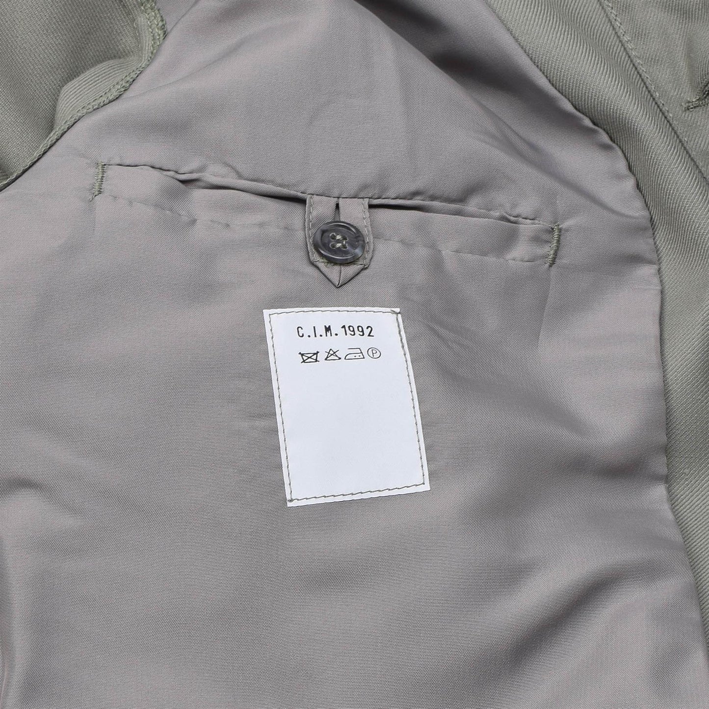 French army classic vintage jacket Gray