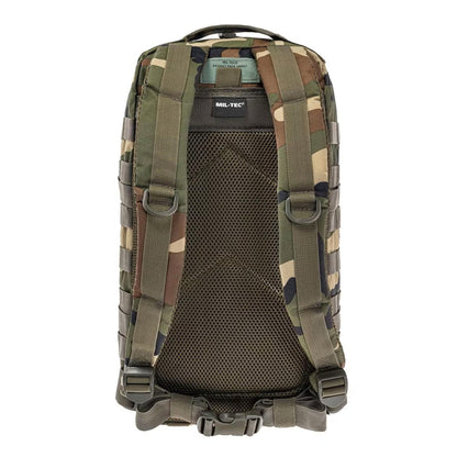 MIL-TEC US Assault tactical modular backpack 20 liters Woodland print