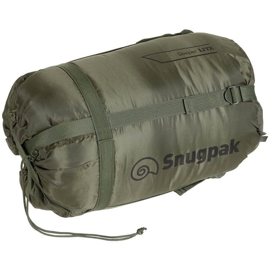 Snugpak sleeping bag IsoFibre filling with two-way zipper, olive color