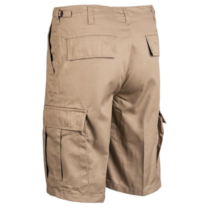 MIL-TEC Military Style Cargo Bermuda Shorts Khaki