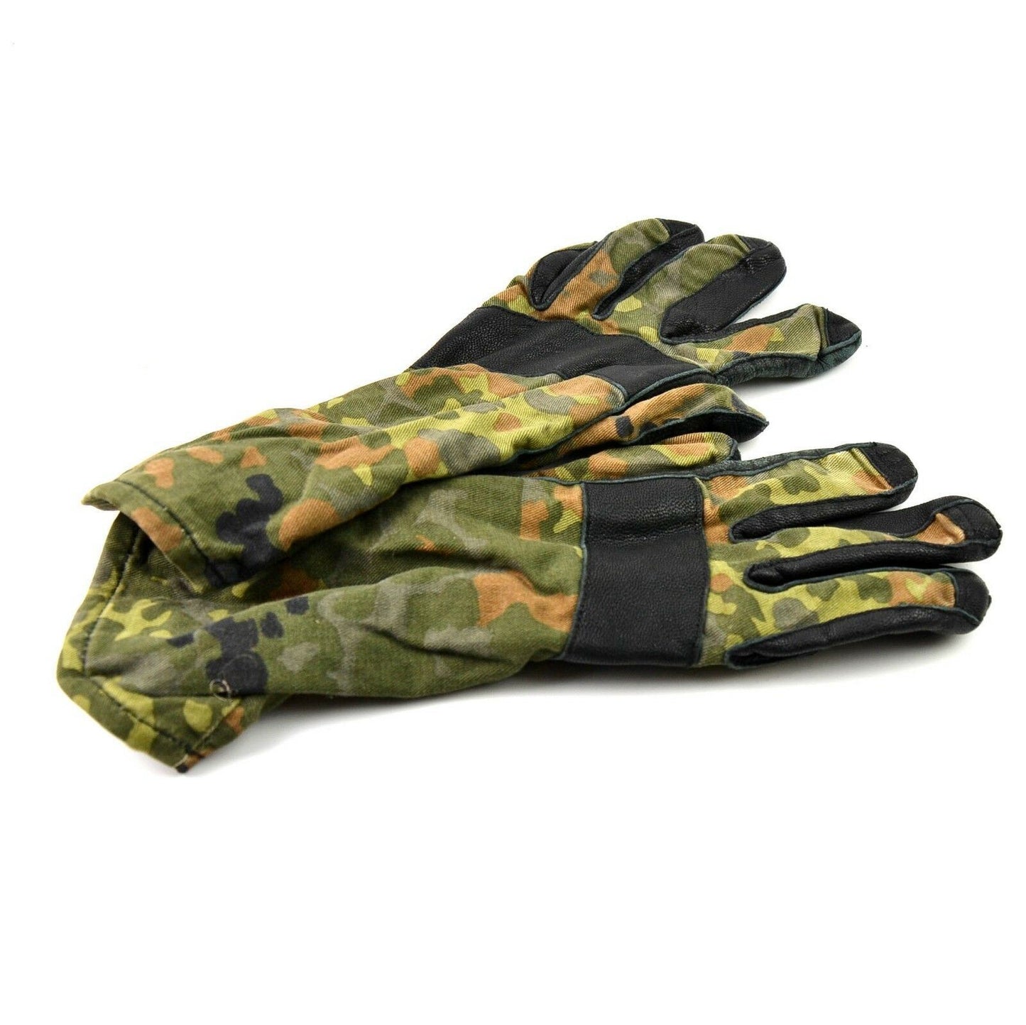 German army tactical gloves Flecktarn printing