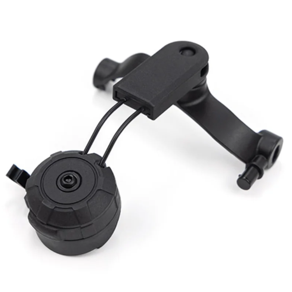 Earmor M19C ARC bėgelio šalmo adapterių komplektas M31 M32 PLUS juodas