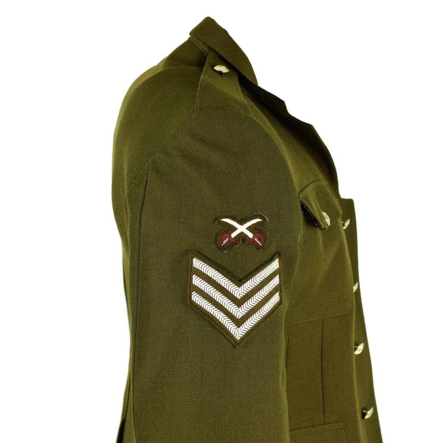 British Army uniform parade jacket made of wool Olive