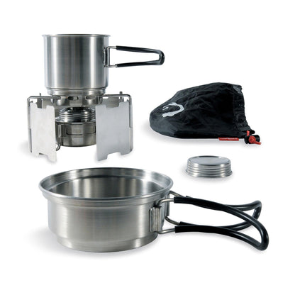 Tatonka Cooking Pot Set with Liquid Fuel Stove