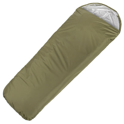 MIL-TEC waterproof emergency sleeping bag in olive