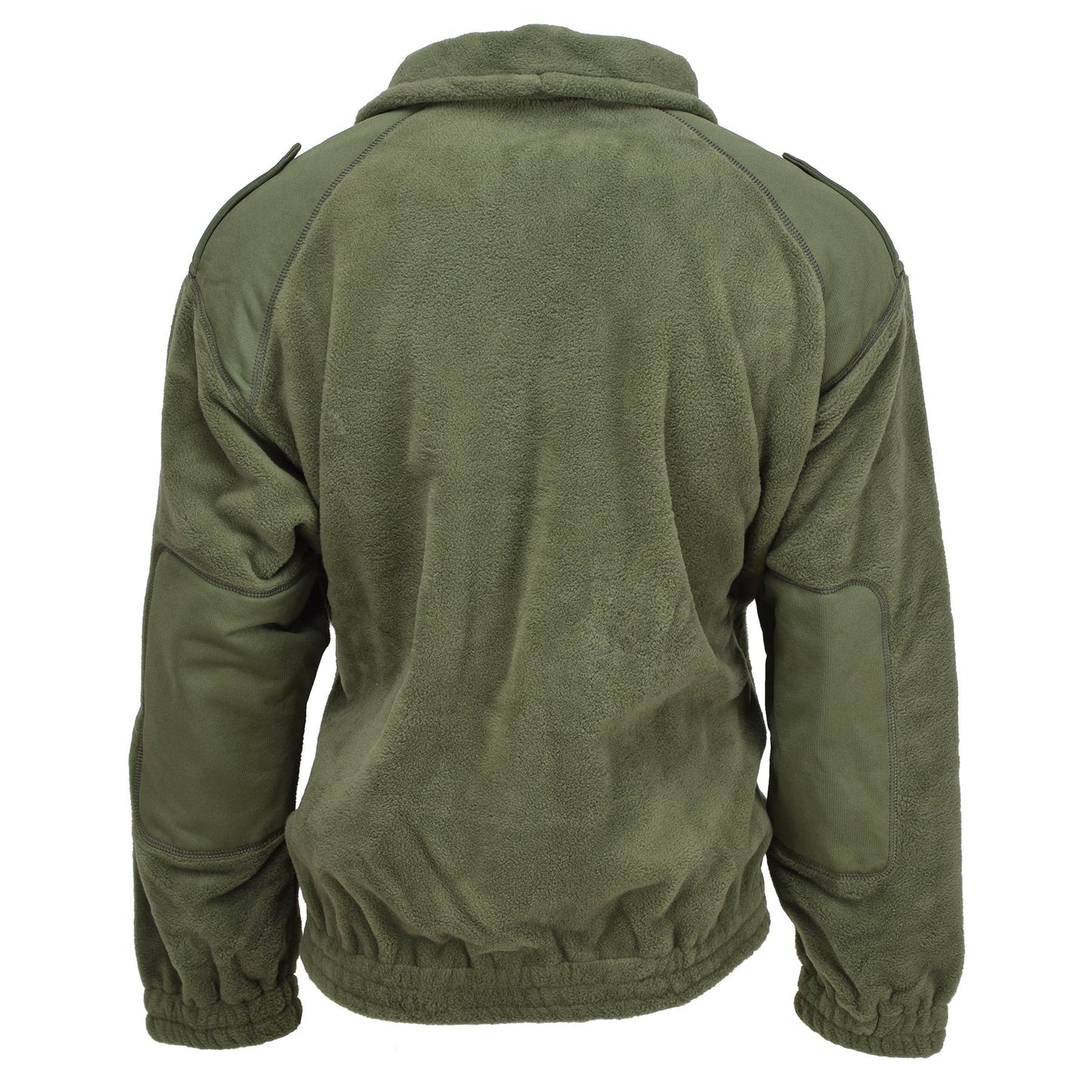 French army fleece jacket in olive color