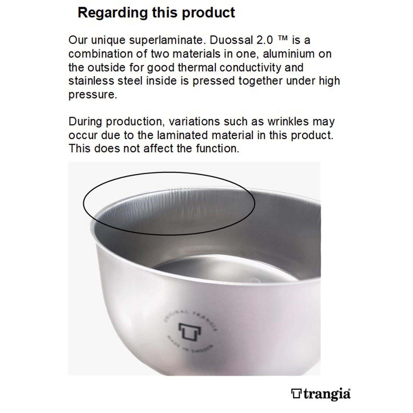 Trangia compact tableware set for an outdoor kitchen with a gas stove