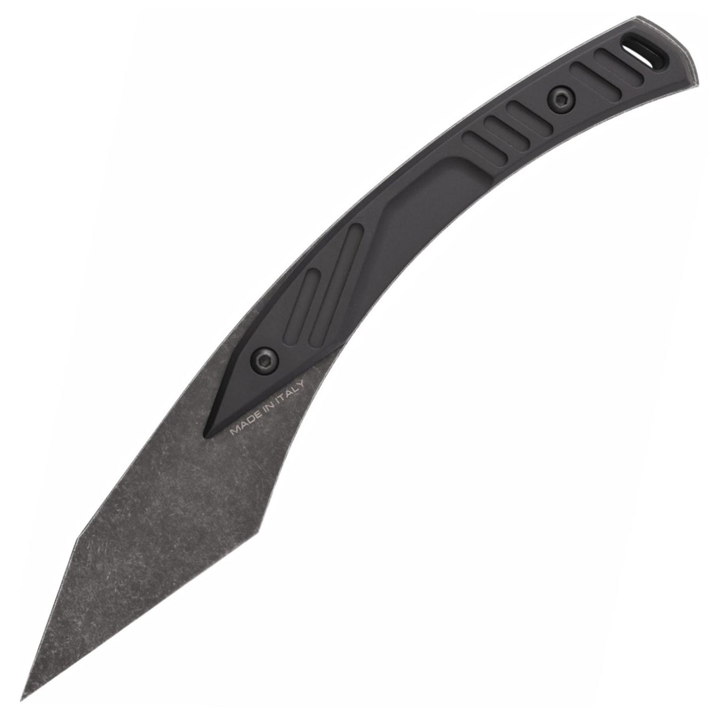 Extremaratio Kiri Dark Stone Tactical Fixed Knife Kiridashi Blade N690C Steel Black