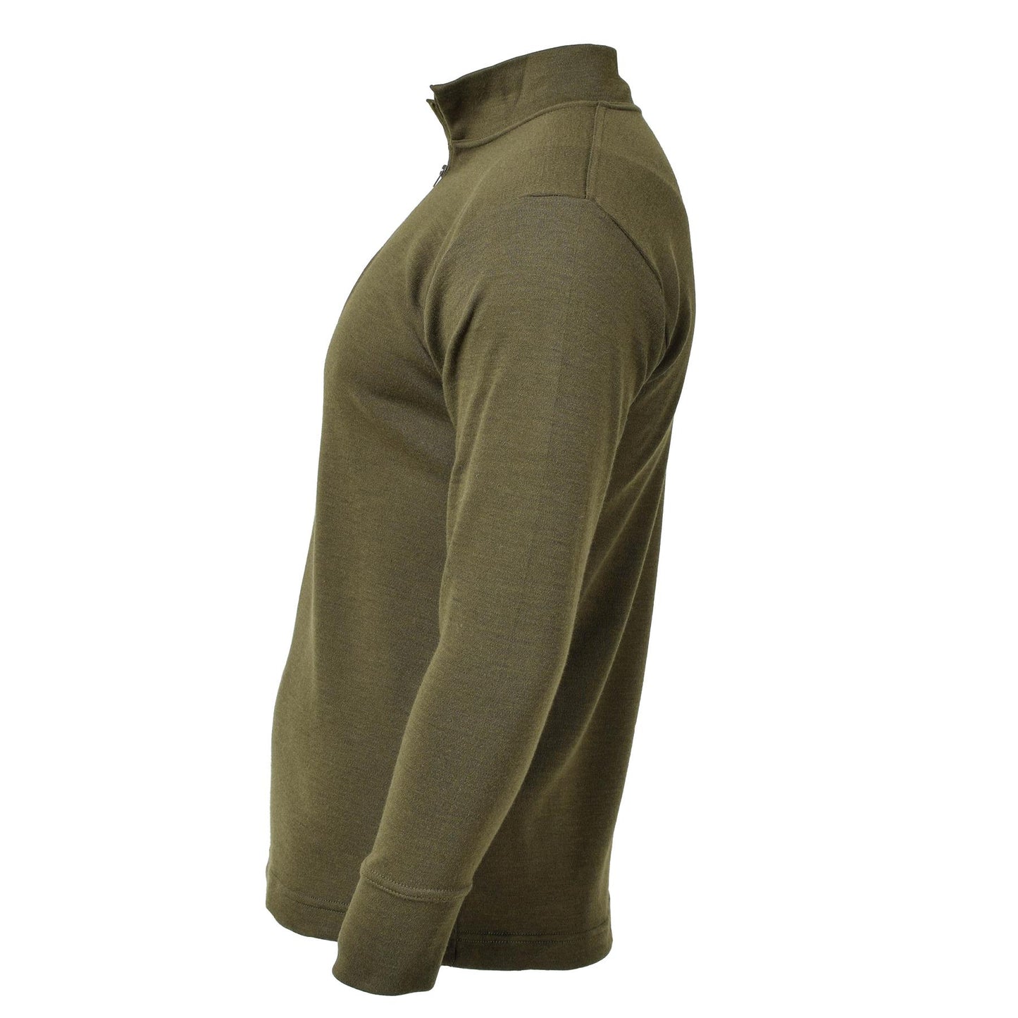 Italian Army Zip Up Undershirt Olive