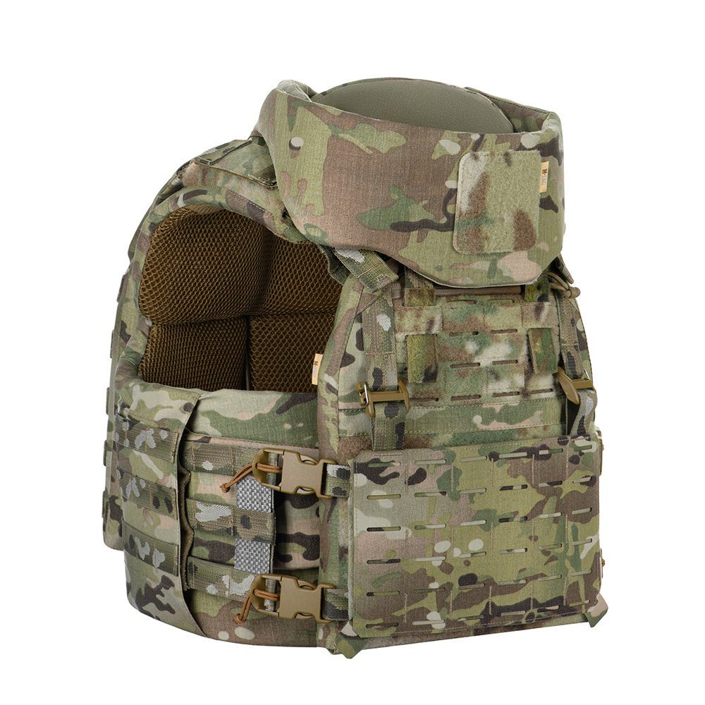 M-TAC Corset Elite taktinė plokščių liemenė MOLLE Quick Release MTP Camo
