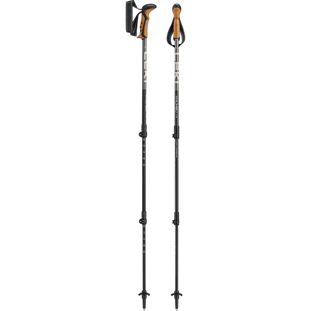 LEKI Khumbu Lite reguliuojamos teleskopinės žygių lazdos 100–135 cm (2 vnt.)