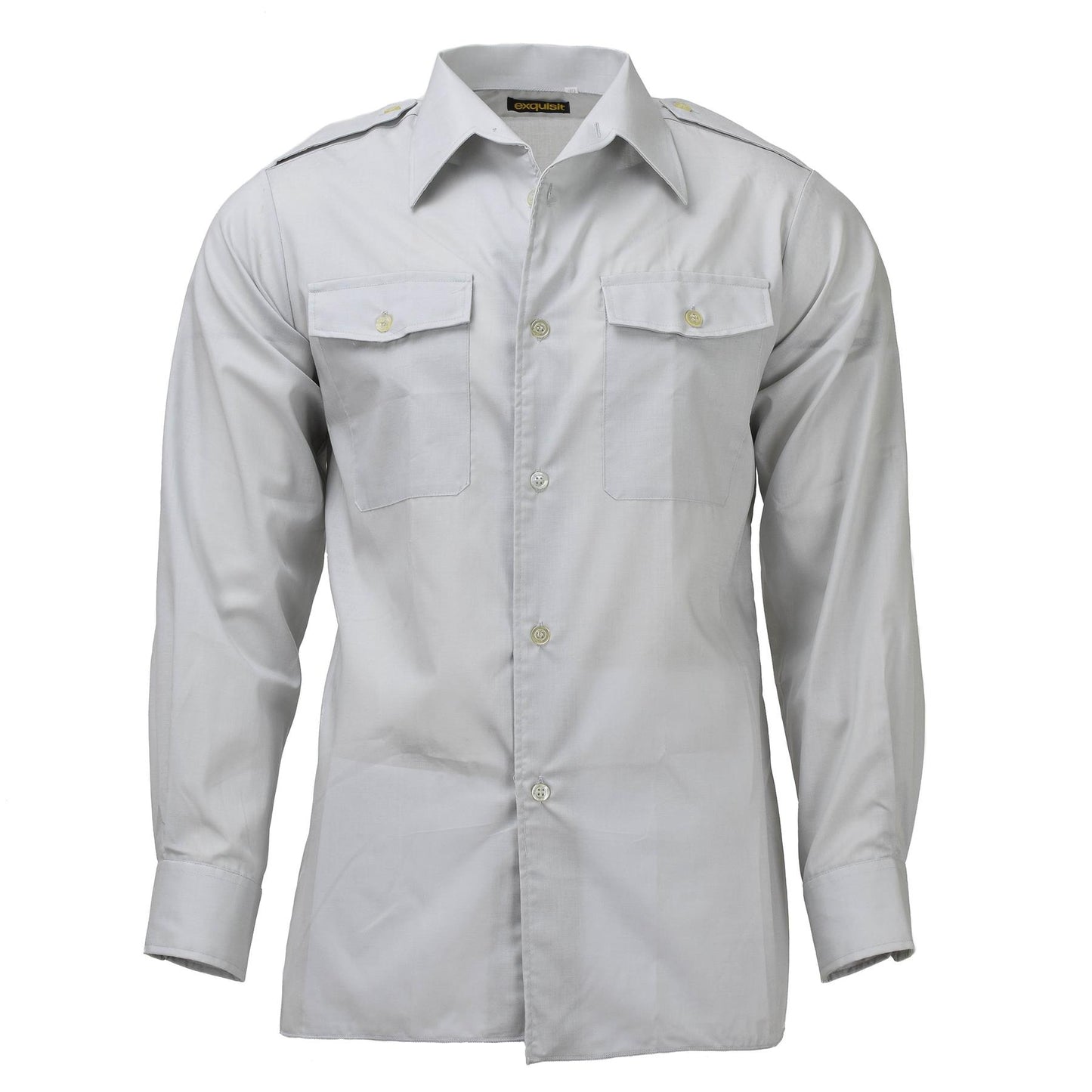 Austrian army classic shirt with long sleeves, gray