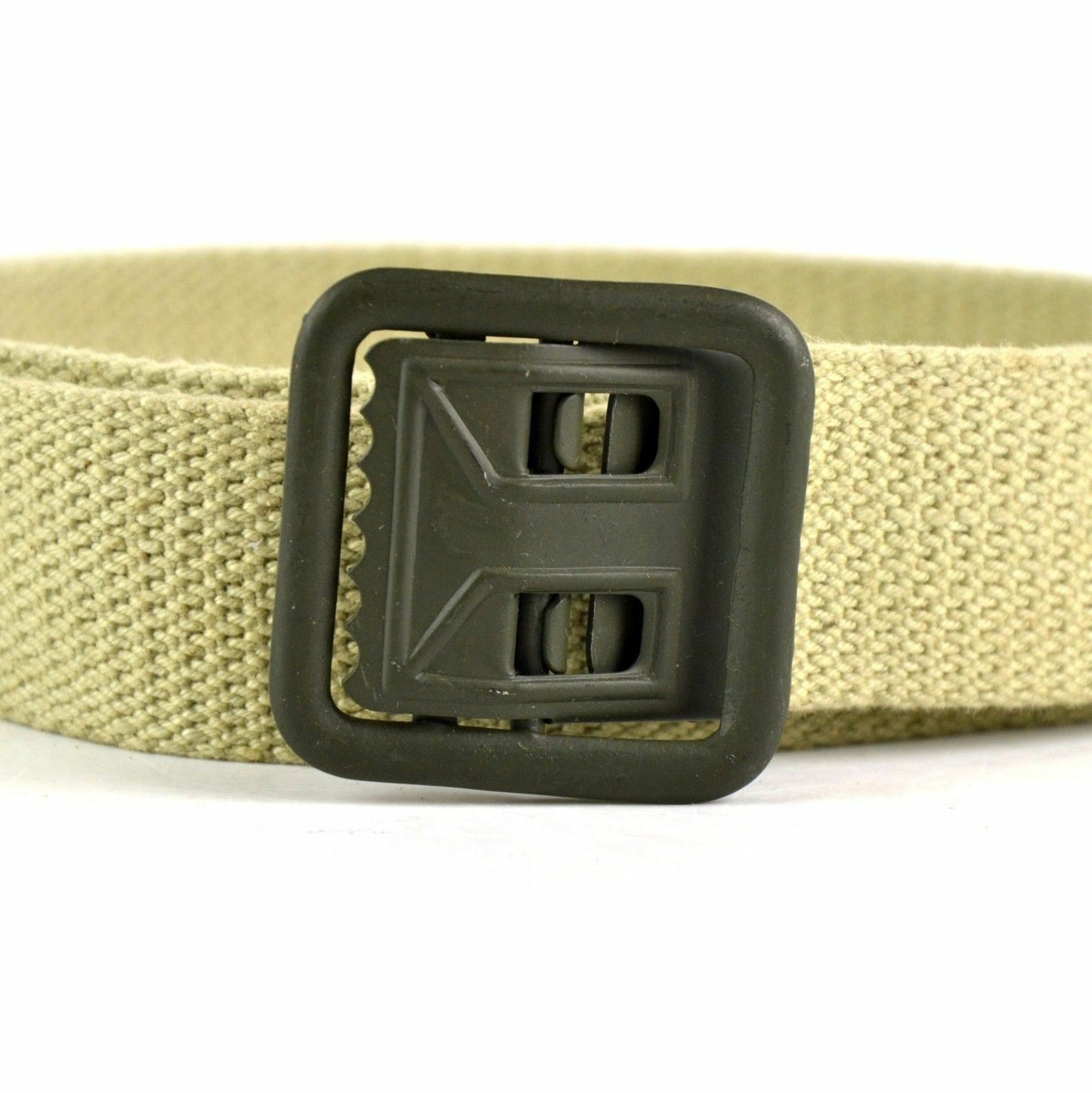 French army belt with metal buckle Khaki