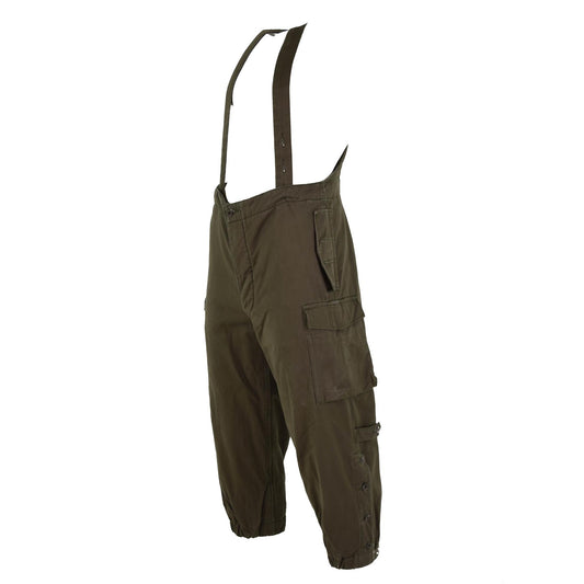 Austrian army trousers with suspenders cargo style