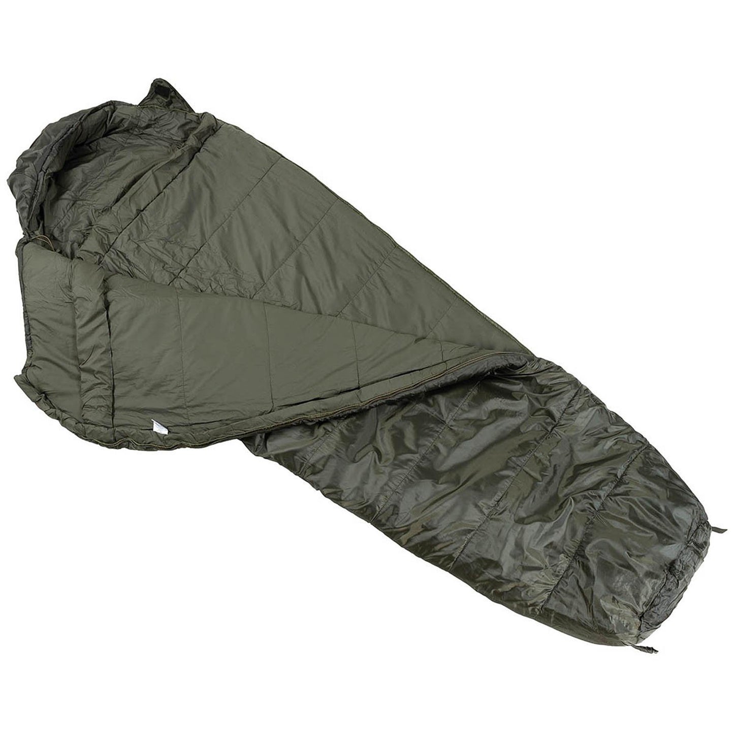 Snugpak sleeping bag IsoFibre filling with two-way zipper, olive color