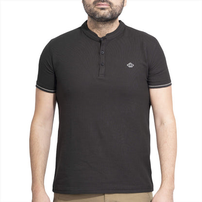 PENTAGON Levantes Henley Stripes marškinėliai trumpomis rankovėmis
