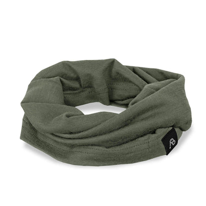 A.Blochl merino wool scarf bandana Olive