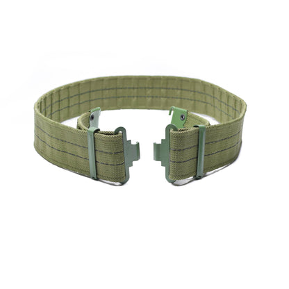 Combat ammunition belt with quick release buckle