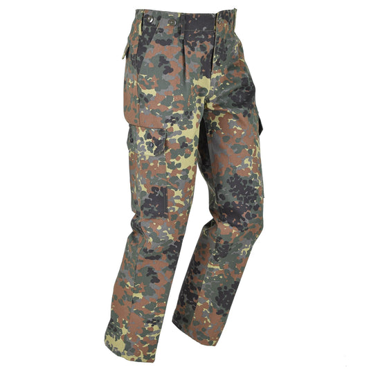 MIL-TEC German Army Style Field Uniform Pants Flecktarn Print