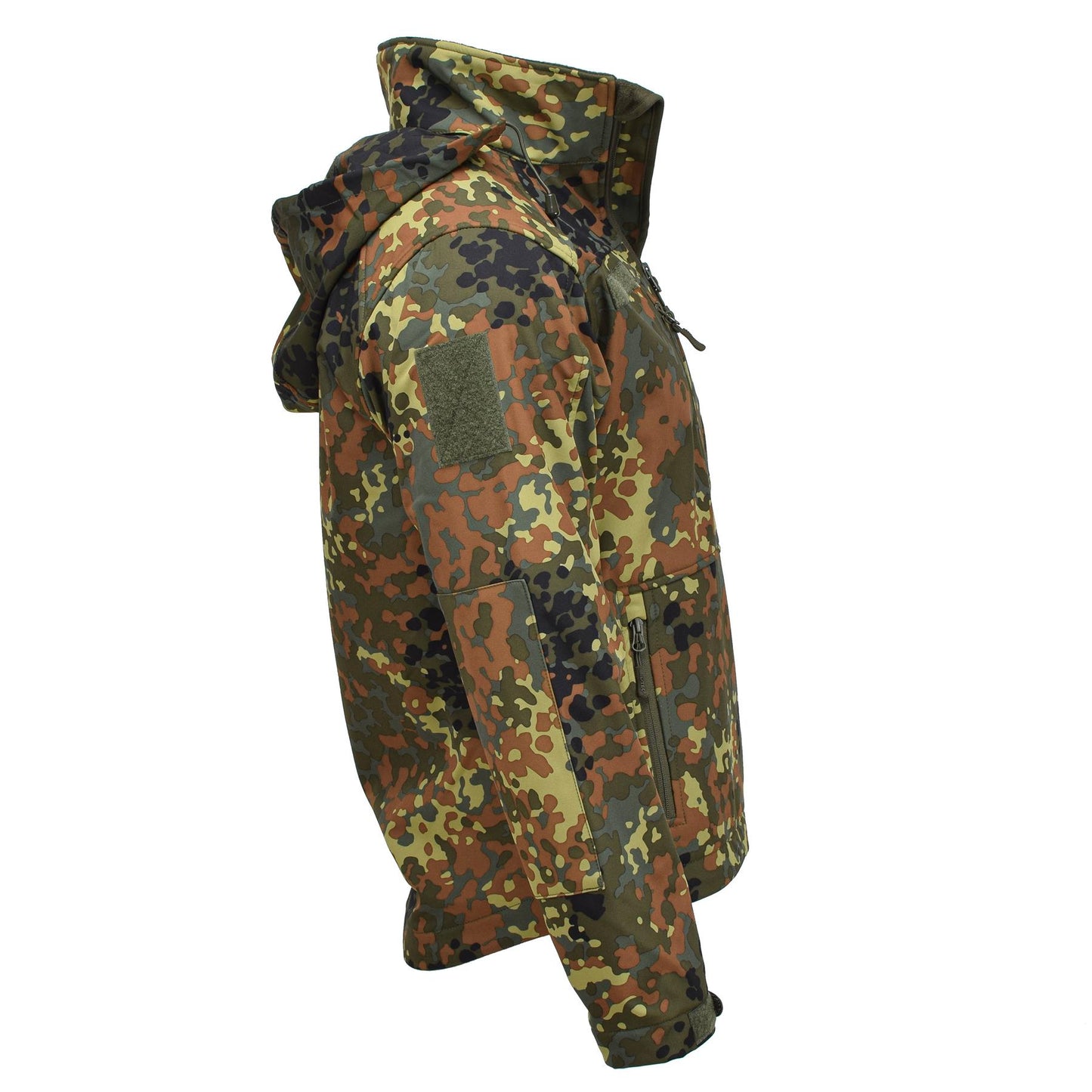 MIL-TEC Softshell Waterproof Tactical Jacket Flecktarn Print