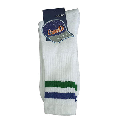 Belgian army white sports socks