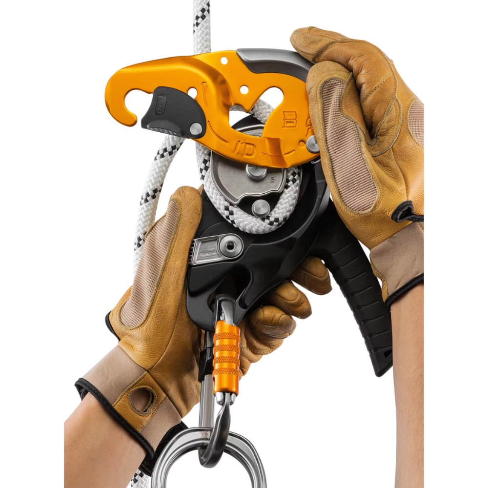 Petzl I’D S nusileidimo įtaisas AUTO-LOCK 10–11,5 mm darbui aukštyje