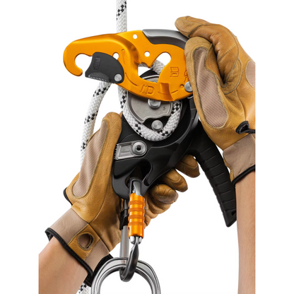 Petzl I’D S nusileidimo įtaisas AUTO-LOCK 10–11,5 mm darbui aukštyje