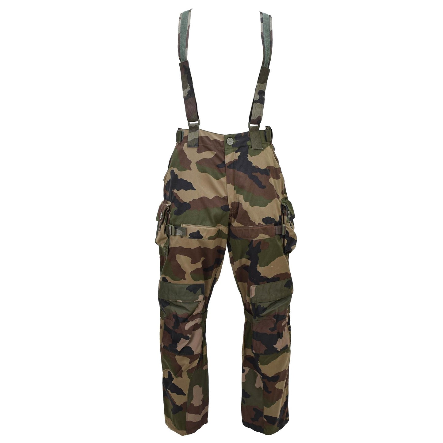 Prancūzijos kariuomenės kovinės kelnės Felin F4 su petnešomis CCE marginimo