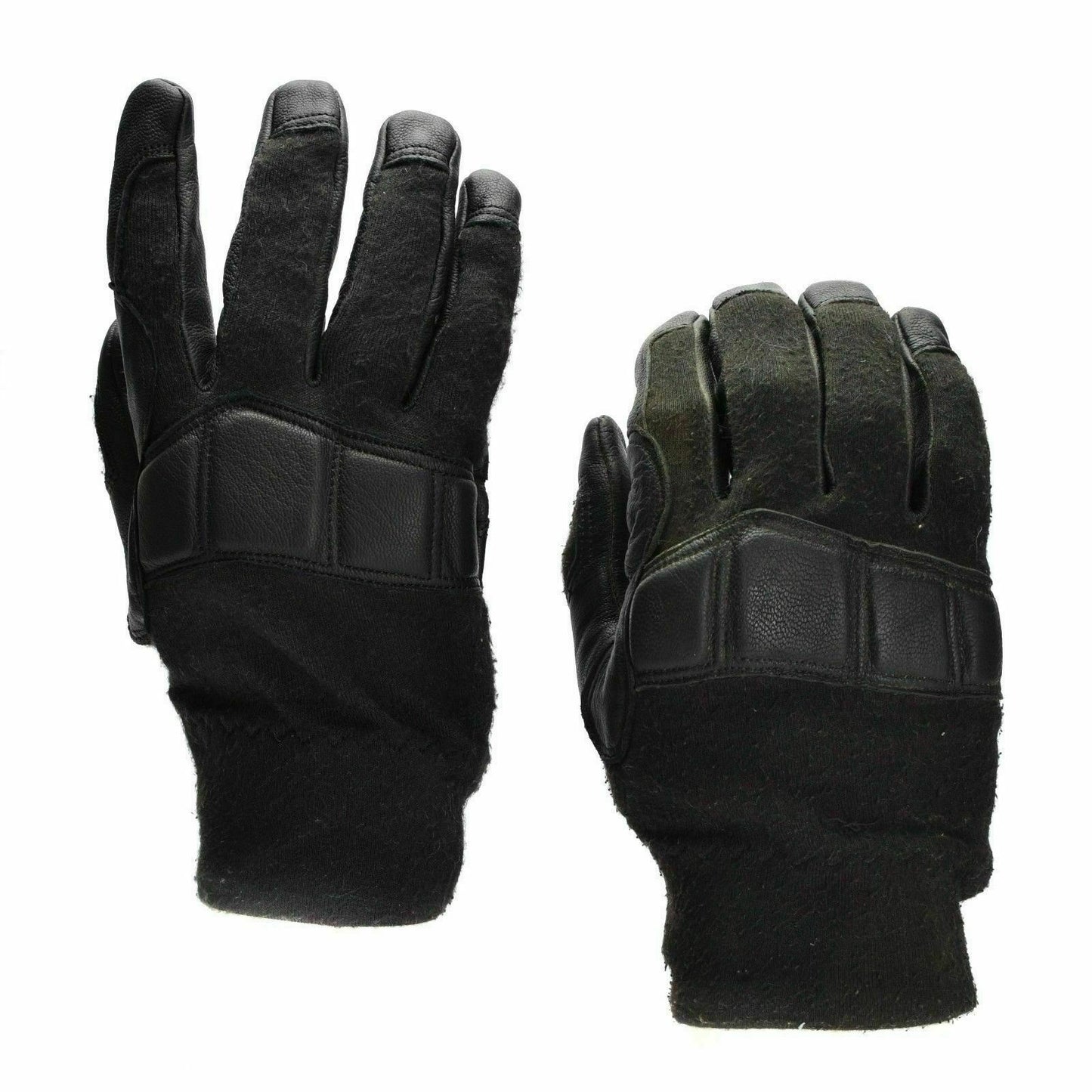 Austrian military reinforced tactical gloves in black